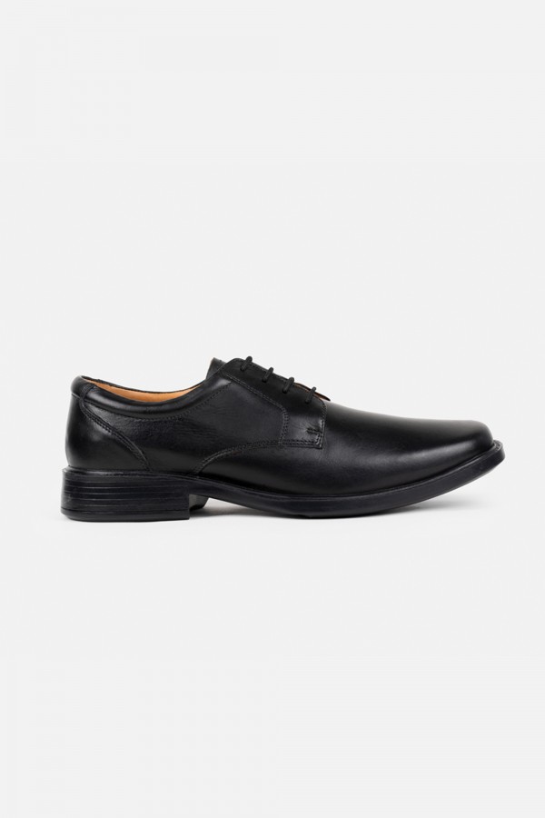 Black Formal Oxford Mens Shoes With Lace